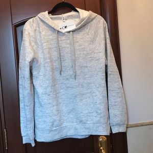 Cable and Gauge Grey Hoodie